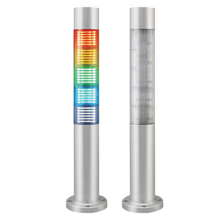 Industriell signallampa med flerfärgad LED-belysning