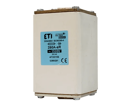 Industriell säkring 250A 1500V från ETI