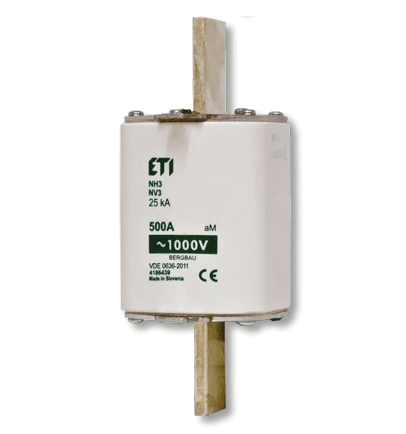 NH3 säkring 500A 1000V från ETI